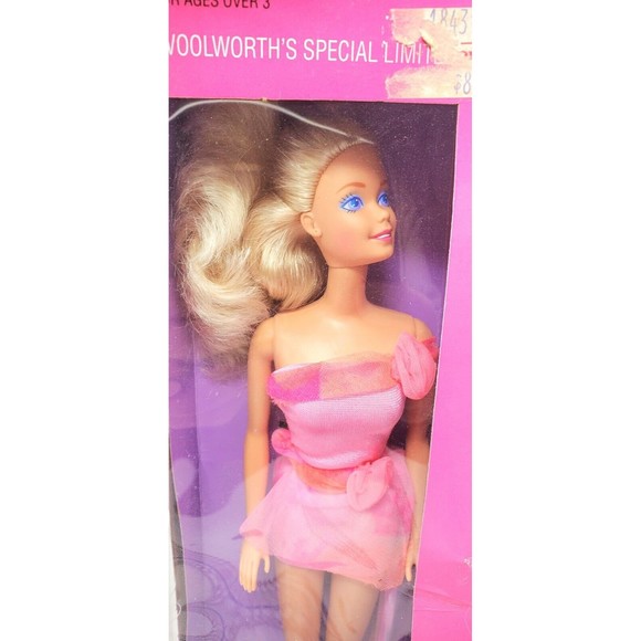 NRFB Barbie Special Expressions Woolworth's Special Limited 1990 Mattel #5504 - Picture 5 of 12